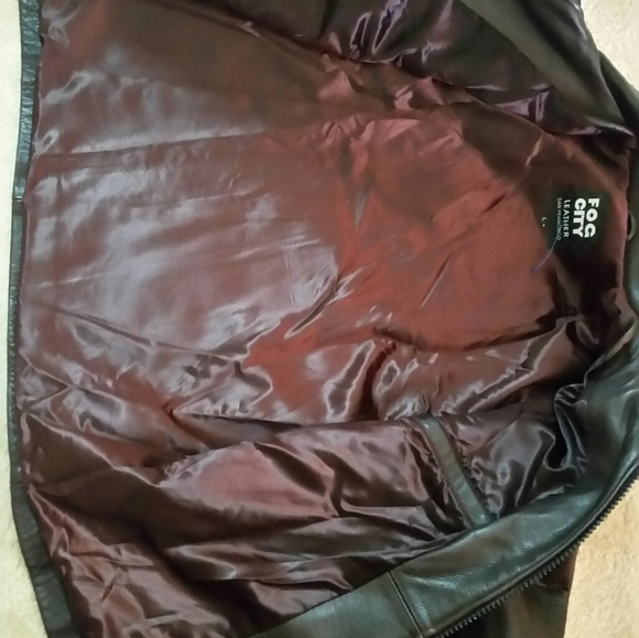 FOG CITY San Francisco Leather jacket - Picture 13 of 16